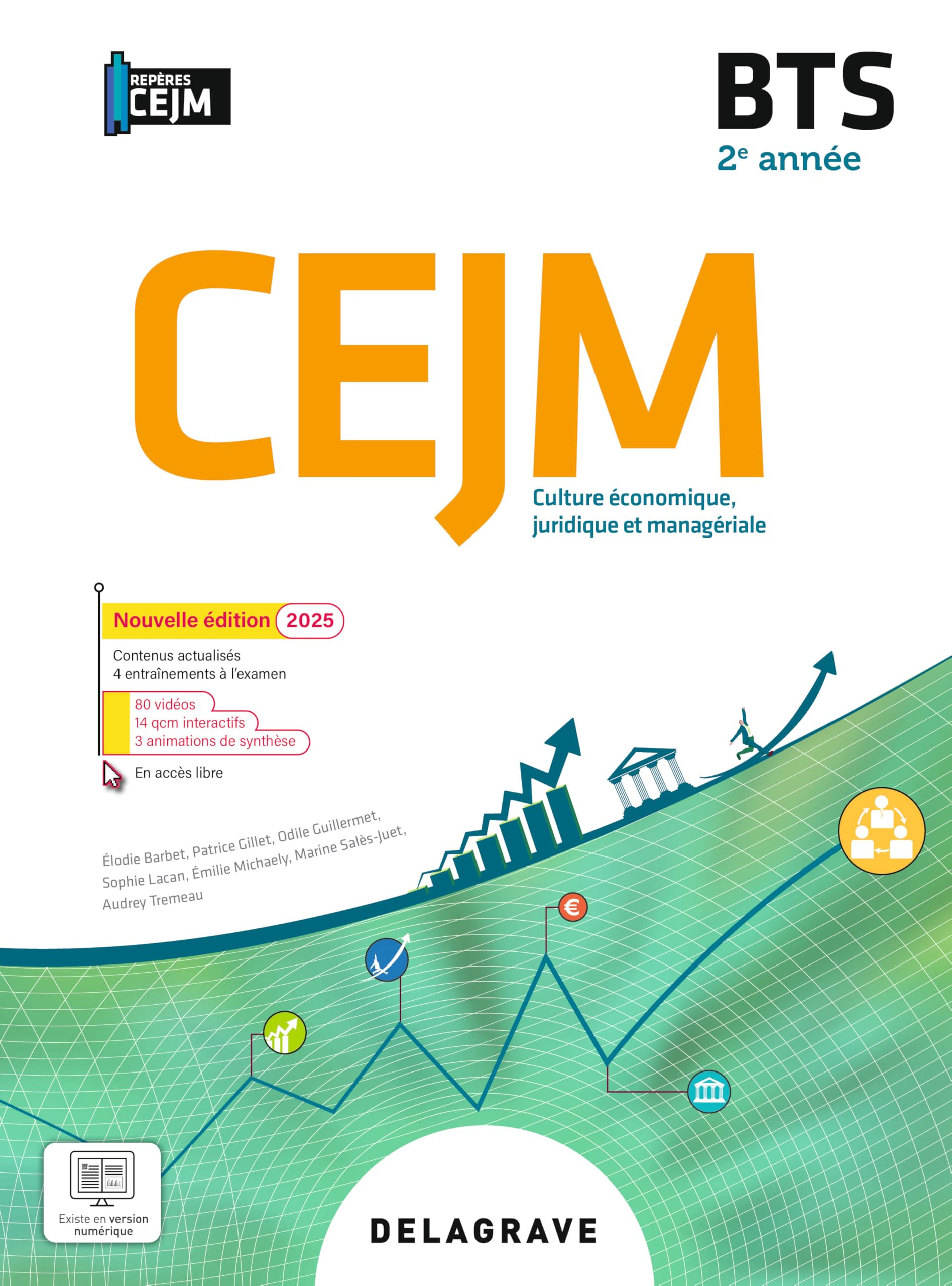 CEJM, culture économique, juridique et managériale BTS 2e année