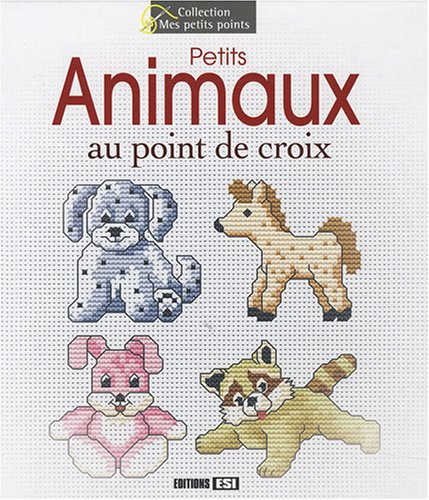 Petits animaux au point de croix