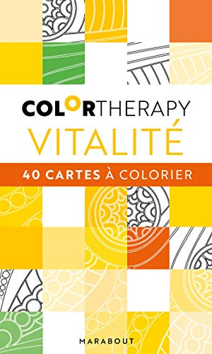 Les nuanciers colortherapy : vitalité : 40 cartes à colorier
