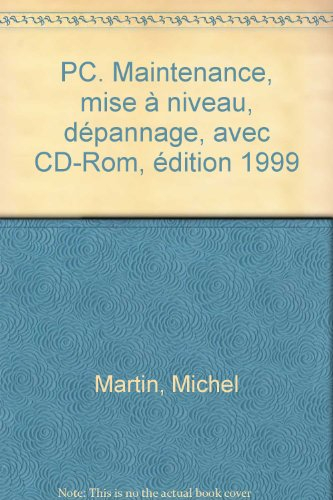 PC maintenance, mise à niveau, dépannage