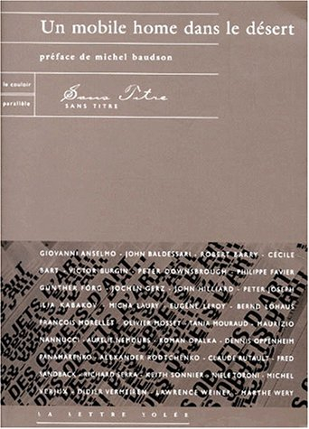 Un mobile home dans le désert : Sans titre