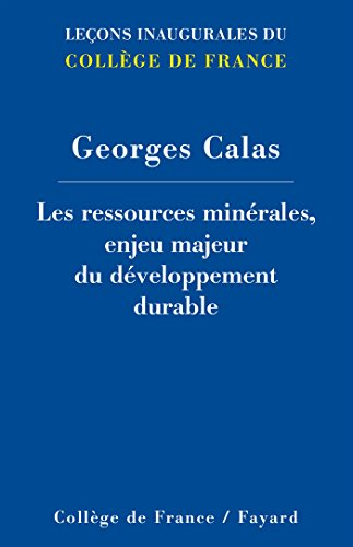 Les ressources minérales, enjeu majeur du développement durable