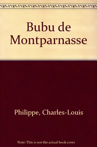 Bubu de Montparnasse