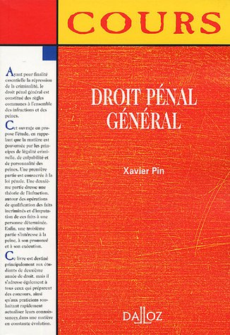 Droit pénal général