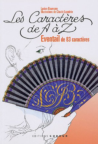 Les caractères de A à Z : éventail de 83 caractères