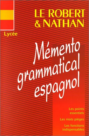 Mémento grammatical espagnol