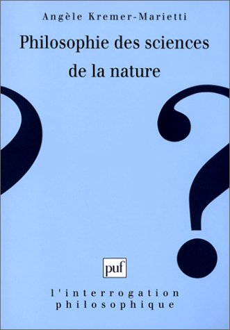 La philosophie des sciences de la nature