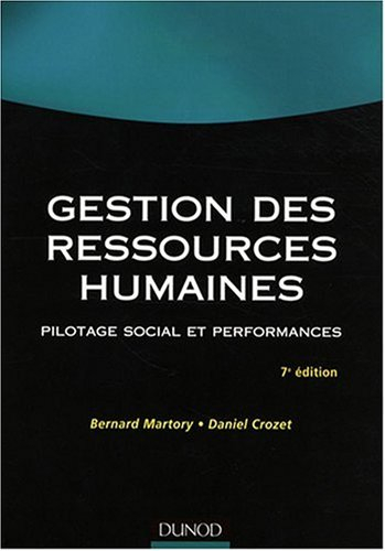 Gestion des ressources humaines : pilotage social et performances