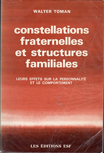 Constellations fraternelles et structures familiales : leurs effets sur la personnalité et le compor