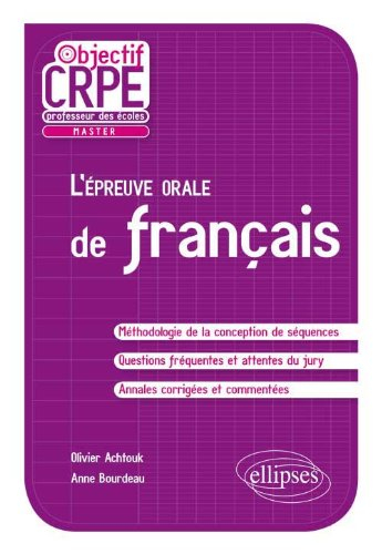 L'épreuve orale de français