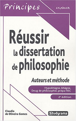 Réussir la dissertation de philosophie