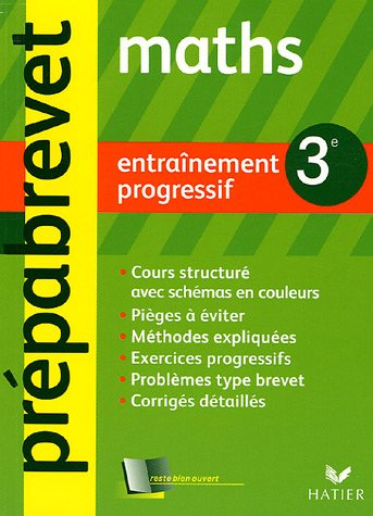Maths 3e : entraînement progressif