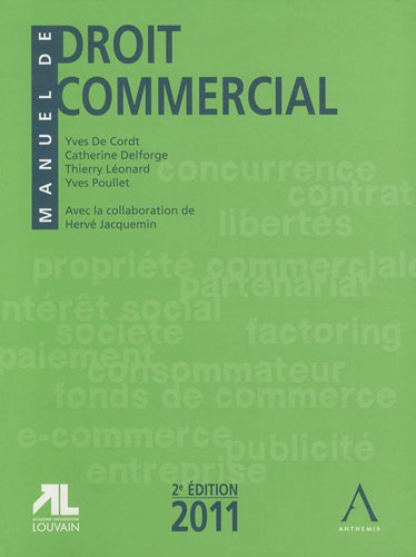 Manuel de droit commercial 2011
