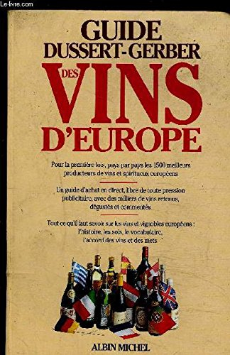 Guide des vins d'Europe 1992