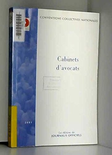 cabinets d'avocats (personnel salarie avocats salariés) (9e ed) (nø3078)