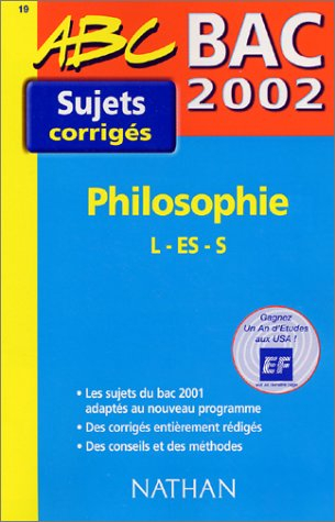 Philosophie L, ES, S