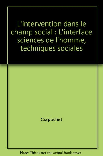 L'Intervention dans le champ social