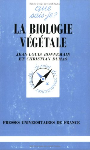 La biologie végétale