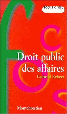 Droit public des affaires