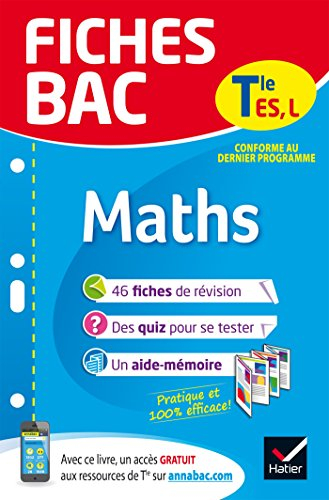 Maths terminale ES, L : enseignement spécifique série ES, enseignement de spécialité série L