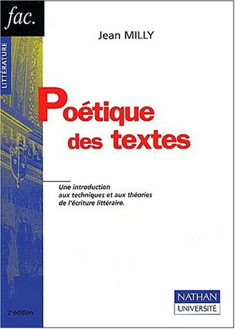 Poétique des textes