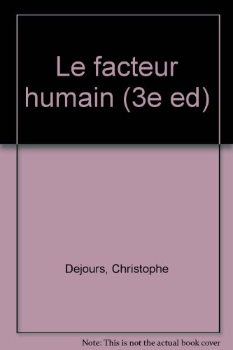 le facteur humain
