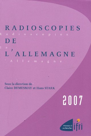 radioscopies de l'allemagne