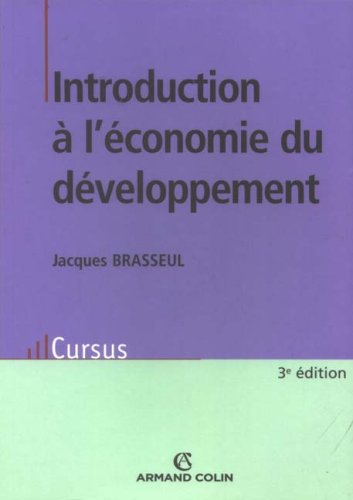 Introduction à l'économie du développement