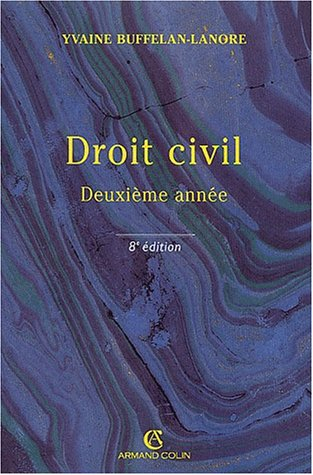 Droit civil, 2e année, 8e édition