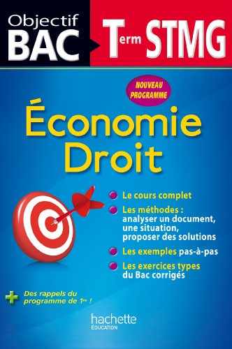 Economie droit terminale STMG : nouveau programme