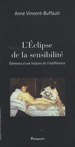 L'éclipse de la sensibilité : éléments d'une histoire de l'indifférence