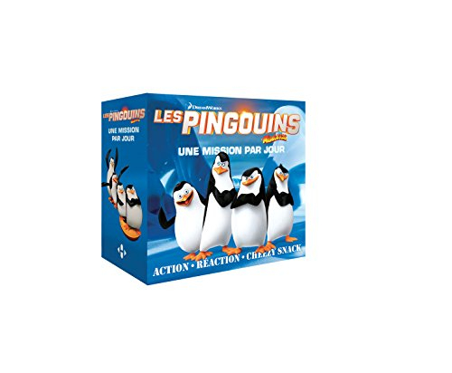 Les Pingouins de Madagascar, une mission par jour : action, réaction, cheezy snack