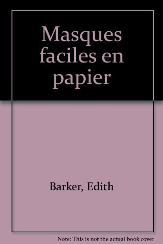 Masques faciles en papier