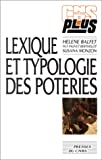 Lexique et typologie des poteries
