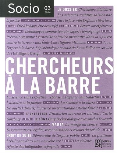 Socio, n° 3. Chercheurs à la barre