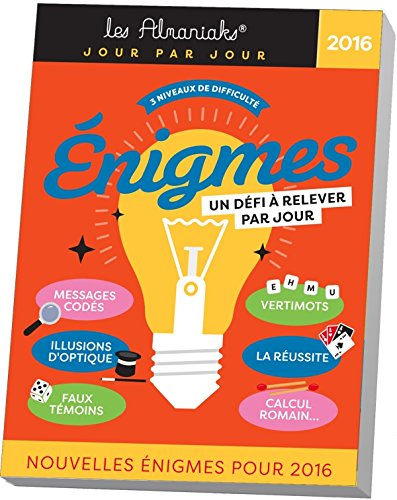 Enigmes 2016 : un défi à relever par jour