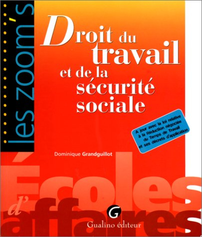 Droit du travail, de la sécurité sociale