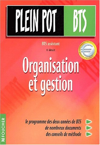 Organisation et gestion : BTS assistant