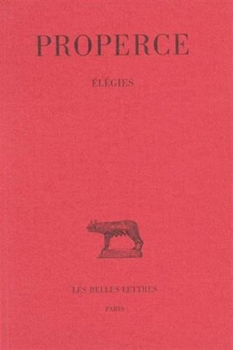 Élégies