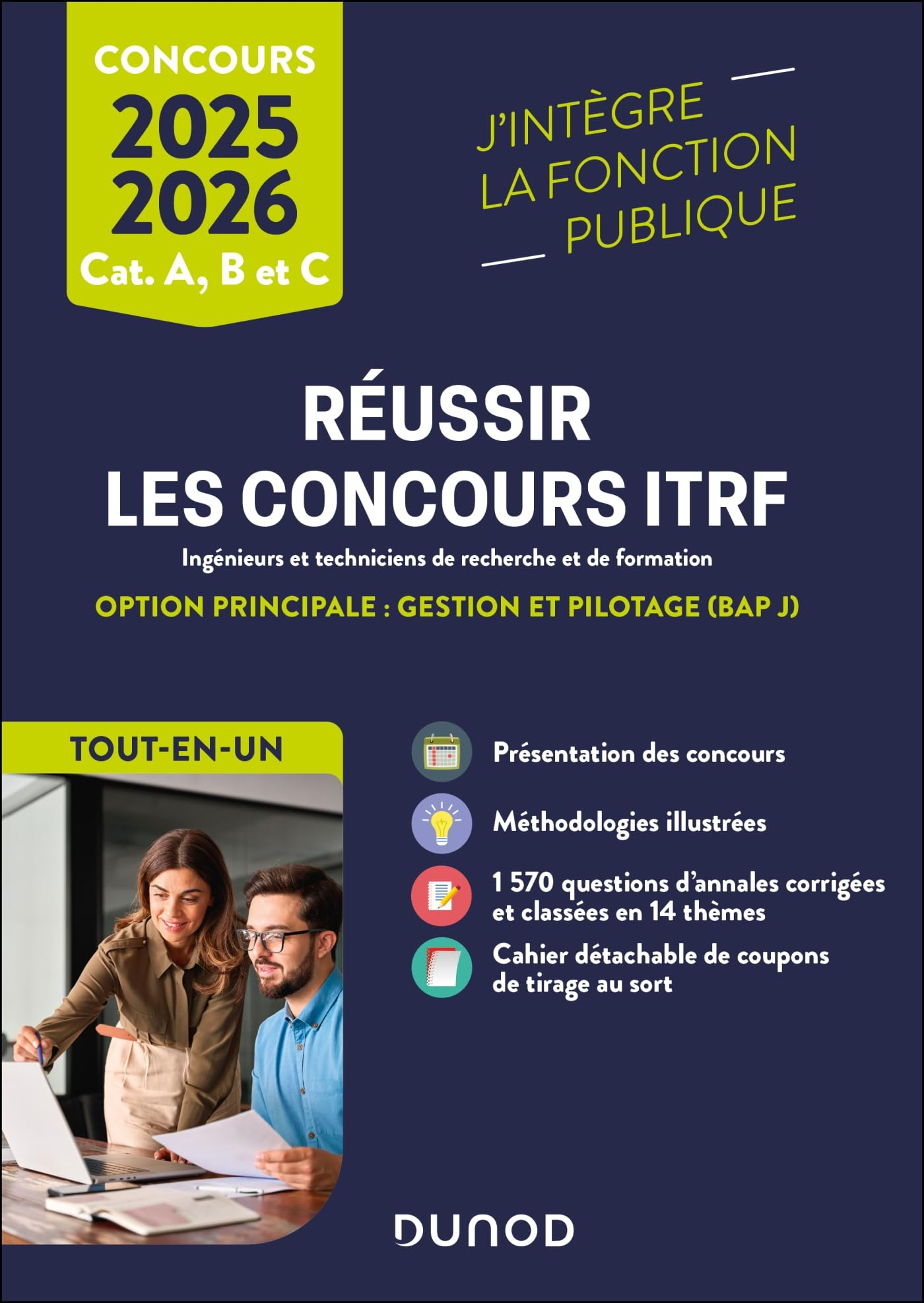 Réussir les concours ITRF, ingénieurs et techniciens de recherche et de formation : option principal
