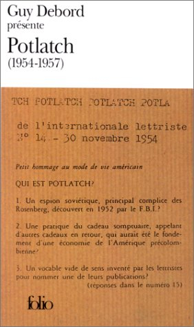 Guy Debord présente Potlach, 1954-1957