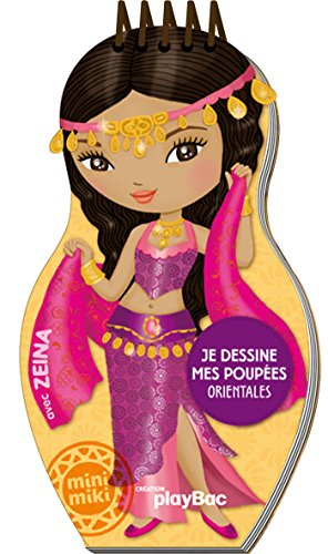 Je dessine mes poupées orientales avec Zeina