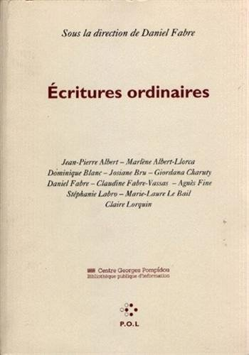 Ecritures ordinaires