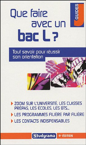 que faire avec un bac l ?