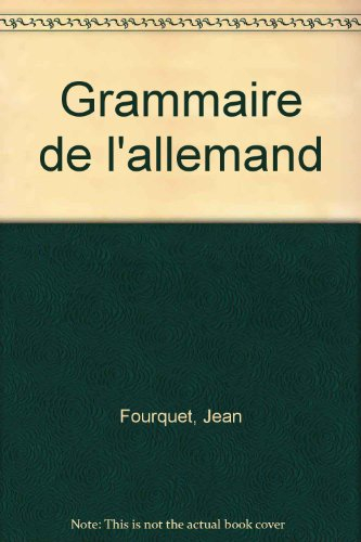 Grammaire de l'allemand : classes supérieures
