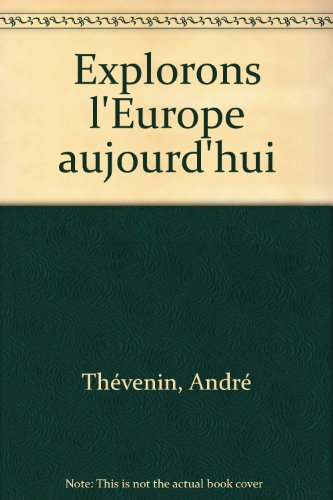 L'Europe d'aujourd'hui