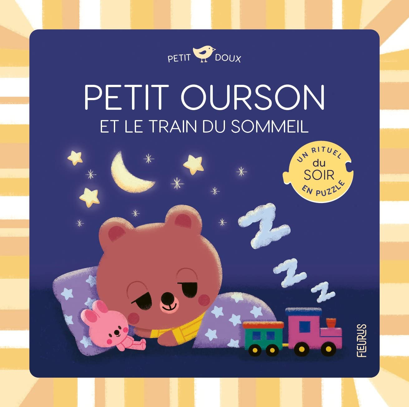 Petit ourson et le train du sommeil : un rituel du soir en puzzle