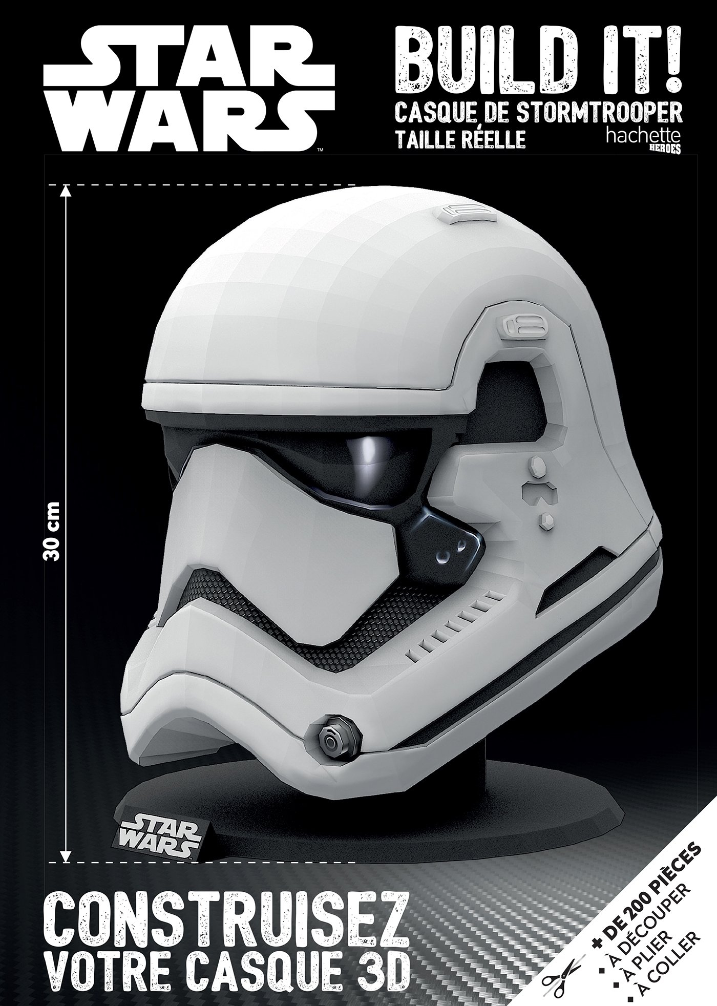 Star Wars : build it ! : casque de stormtrooper, taille réelle
