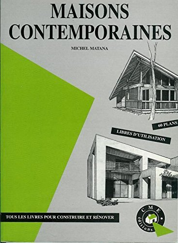 maisons contemporaines : 60 plans libres d'utilisation