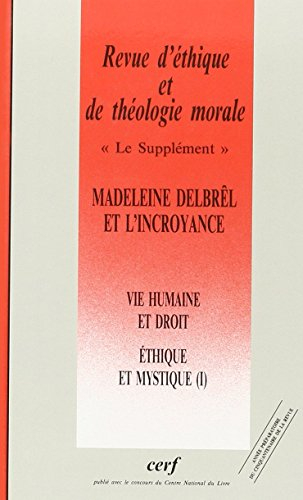 madeleine delbrel et l'incroyance supplement numero 198